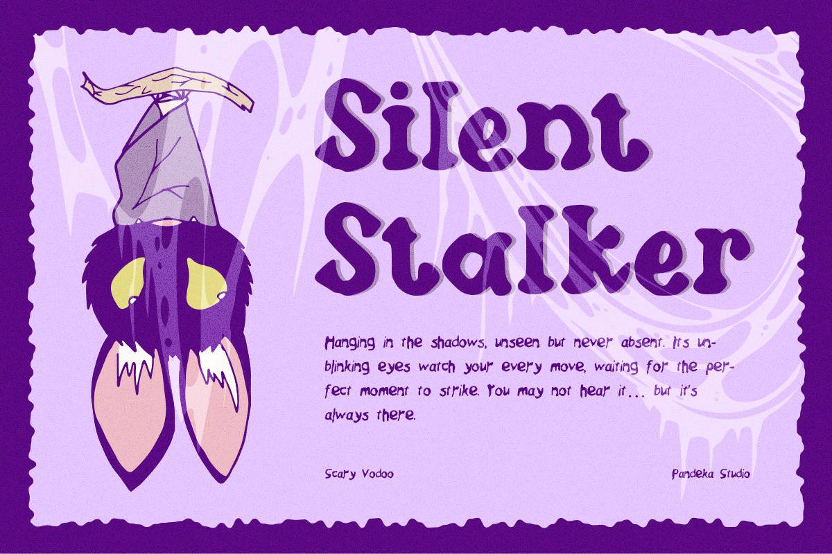 Scary Vodoo - Halloween Display, a Serif Font by Pandeka Studio (Photo 2 of 9)