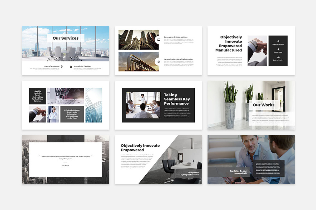 Morgan Presentation Template, a Presentation Template by SlideStation (Photo 5 of 9)