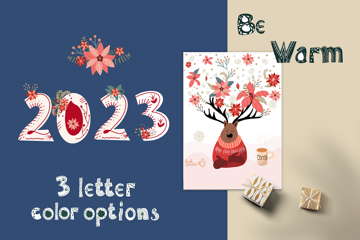 Christmas hand drawn clipart, an Animal Illustration by NataLyaroArt (Photo 6 of 13)