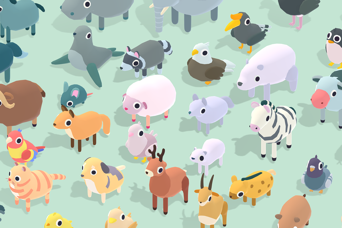Quirky Series - Animals Mega Pack, an Animal 3D Model by Polydactyl (Photo 8 of 13)