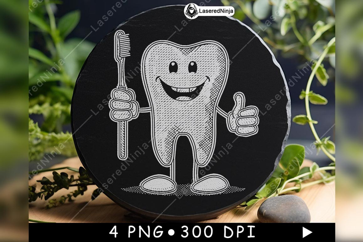Cartoon Tooth Thumbs Up Oral Bone, a Background Graphic by LaseredNinja (Photo 3 of 7)