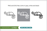 Minimal critter icons, an Outline Icon by Picture Window (Thumbnail 2 of 5)