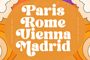 Madnight Honeys Retro Groovy Font, a Serif Font by timelesstype.co (Thumbnail 14 of 20)