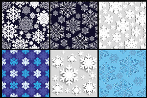 Christmas background. Snowflakes.