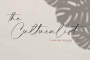The Culturalist | Signature Modern, a Script Font by Teweka (Thumbnail 1 of 12)