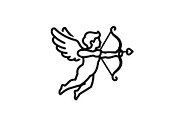 Cupid Angel Valentine Vector Bundle, an Illustration by jahid234 (Thumbnail 10 of 47)