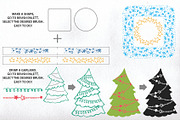 Holiday,Christmas Garland brushes, a Brush Add-On by Tatianakost49 (Thumbnail 3 of 7)