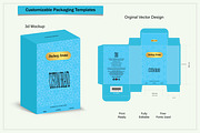 Perfume Box Design die cut template, an Object Graphic by sumonuix (Thumbnail 2 of 4)