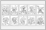 Koala Jobs & Careers Coloring Pages, an Animal Illustration by Lamia Emad (Thumbnail 3 of 5)