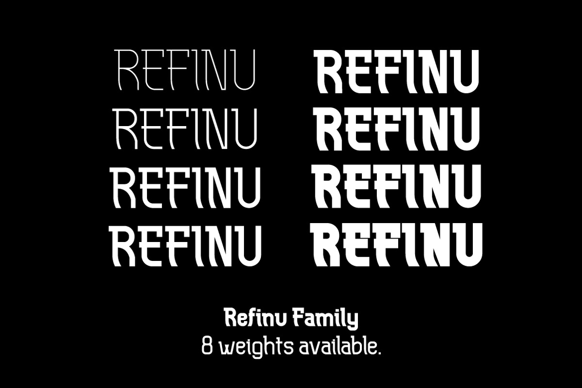 Refinu, a Sans Serif Font by twinstd (Photo 3 of 11)
