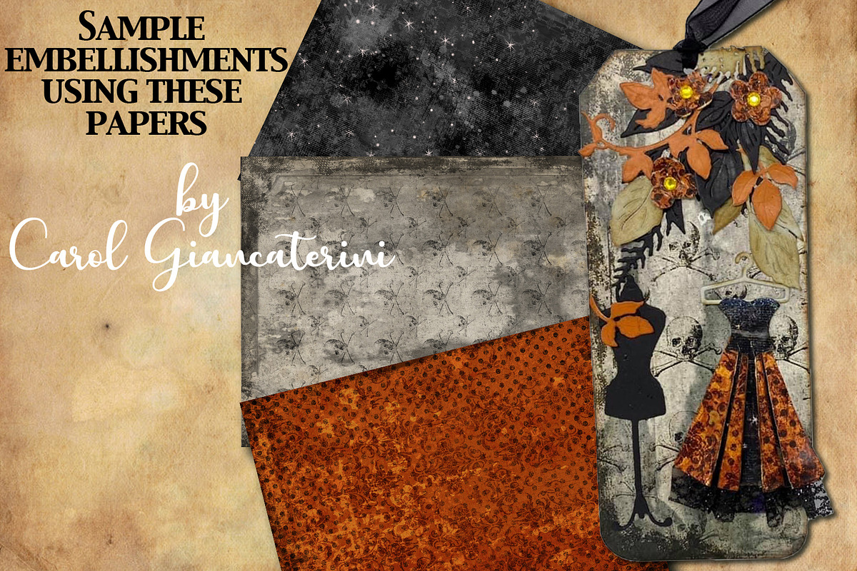 Elegant Halloween Papers - Digital, a Graphic by Graphics Candy (Photo 8 of 11)