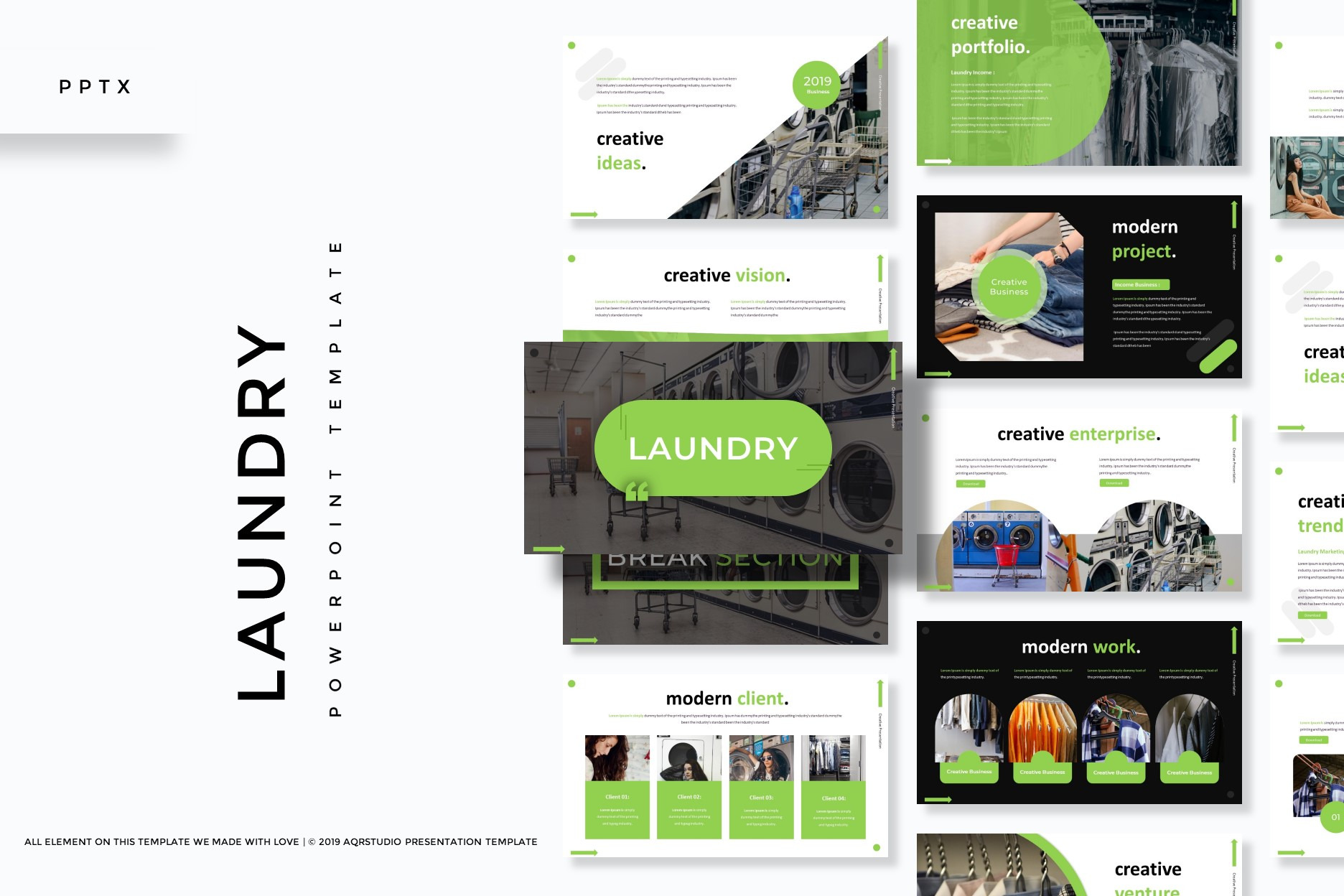 Laundry - Powerpoint Template, a Presentation Template by AQR Studio ...