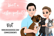Women Cartoon Portrait Creator, an Illustration by Brushed Rose (Thumbnail 7 of 7)