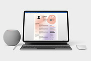 Business CV Template, a Resume Template by iDoodle Studio (Thumbnail 3 of 4)