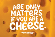 Cheesy Grits: a tangy fun font!, a Font by Missy Meyer (Thumbnail 4 of 6)