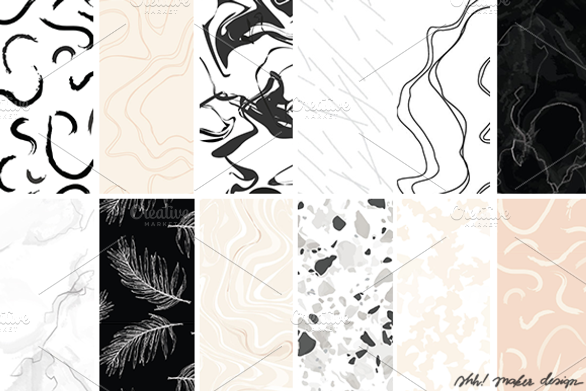 Mod Marble - Patterns, a Pattern Graphic by Shh! Maker Design (Photo 5 of 5)