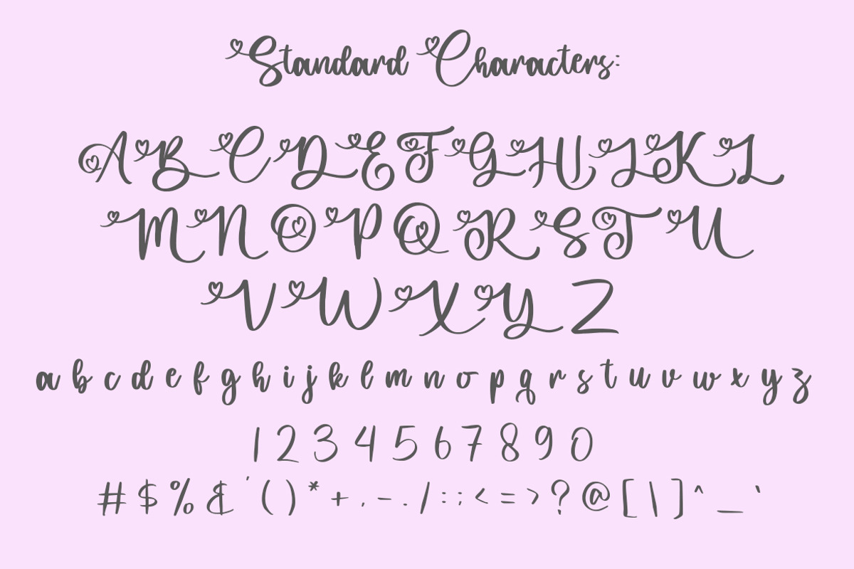 Our Friendship Font, a Script Font by Lollipop Hand Drawn (Photo 3 of 6)