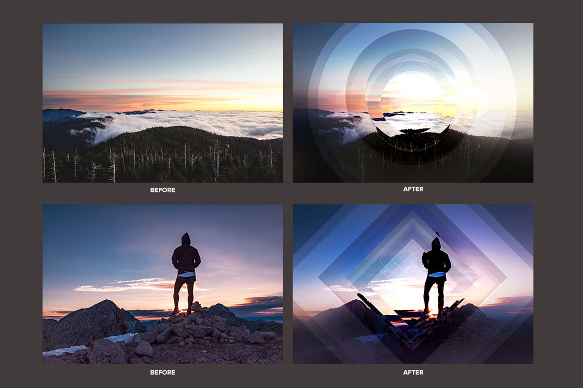 Geometric Overlays (Mask Effects), a Templates & Theme by styleWish