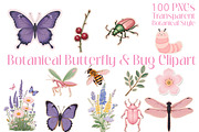 Botanical Bug Clipart Set, an Object Illustration by Jakayla Digital Co (Thumbnail 1 of 7)
