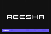 Reesha - Futuristic Font Family, a Handwritten Font by alpercakici (Thumbnail 1 of 14)
