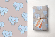 Cuties animals patterns collection, a Pattern Graphic by K.SweeTheArt (Thumbnail 7 of 14)