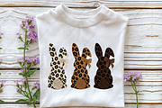 Hand Painted Leopard Easter Bunny, an Illustration by CraftArtStudio (Thumbnail 2 of 4)