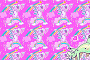 Cute Unicorns Clipart, a Pattern Graphic by ViktoriaARTprint (Thumbnail 7 of 13)
