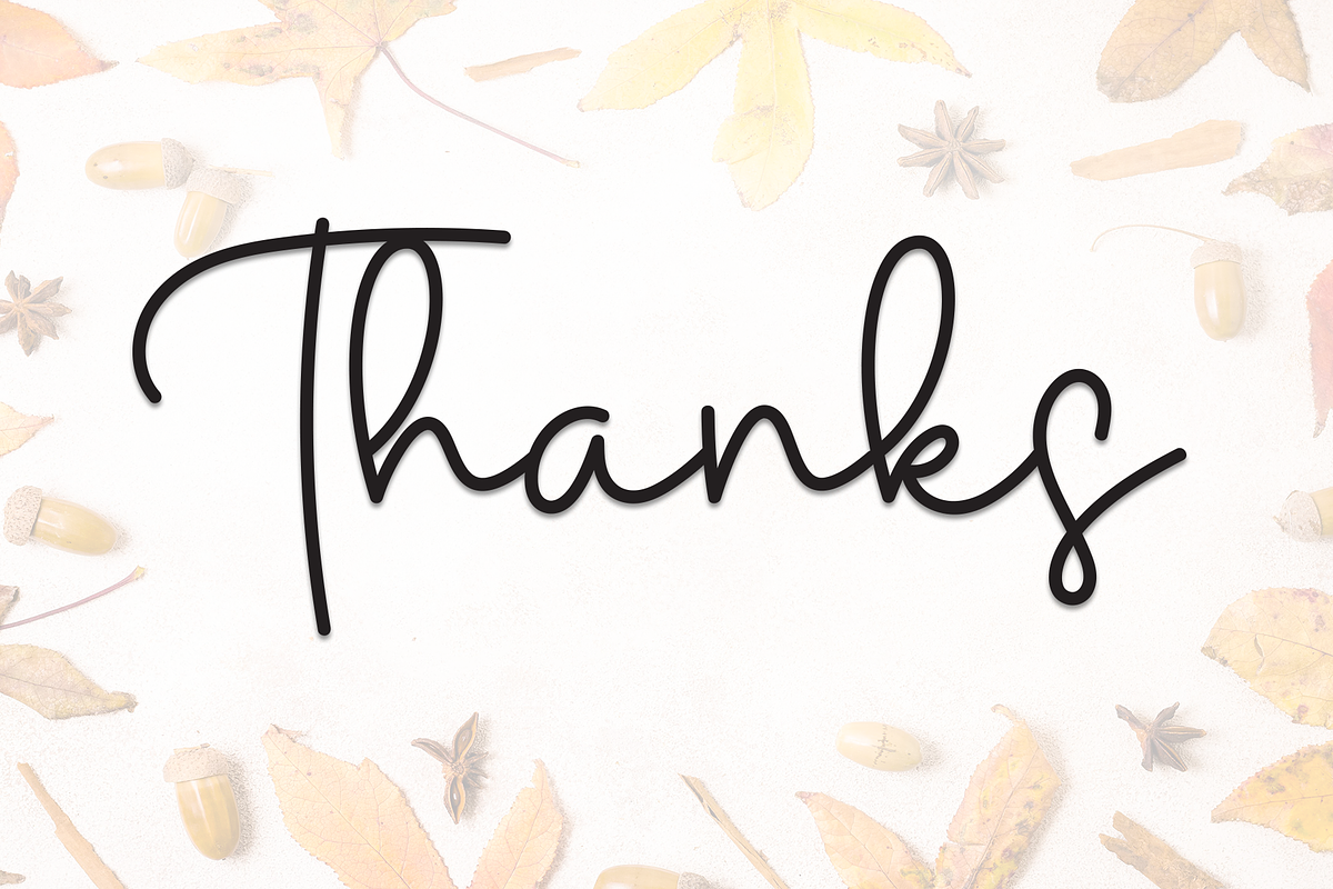 Wonderful September | Script Font, a Handwritten Font by Scratchones (Photo 8 of 8)