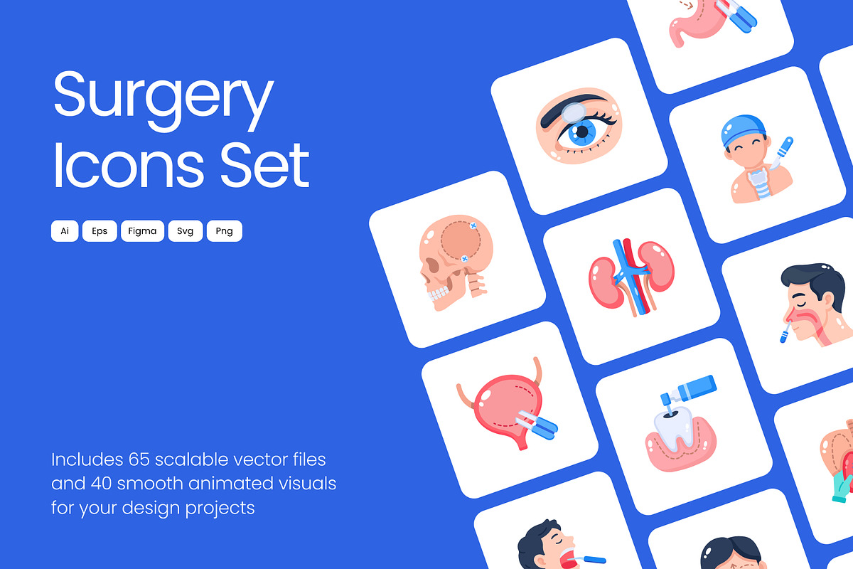 105 Surgery Icons Bundle, an Emoji Icon by Prosymbols (Photo 1 of 11)