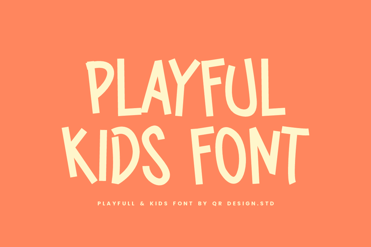 School Gloshar Font, a Handwritten Font by QR Design Studio (Photo 2 of 6)