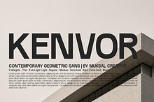 Kenvor Contemporary Sans Serif