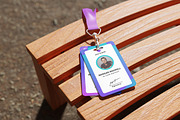 Realistic Company ID Card Mockup, a Merchandise Mockup by ianmikraz (Thumbnail 4 of 5)
