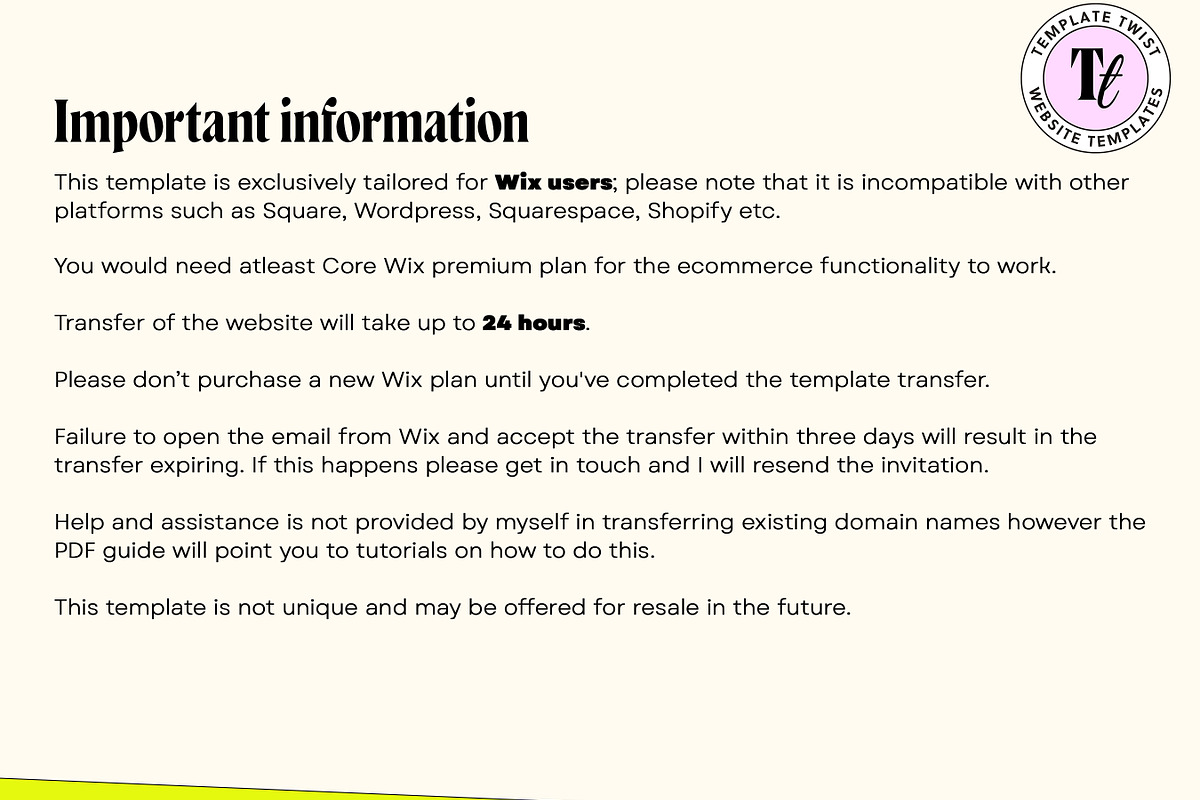 Colorful Wix Editor Sales Template, a Wix Template by Template Twist Shop (Photo 10 of 10)