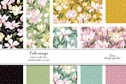 Sweet Magnolia Patterns & Motifs, a Pattern Graphic by Zeesi Design Garden (Thumbnail 5 of 13)