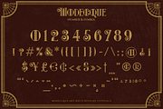 Modecque, a Font by ilhamtaro (Thumbnail 8 of 10)