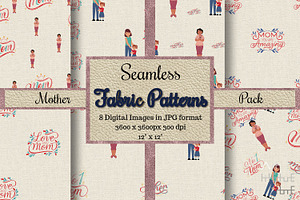 Seamless Fabric Patterns Mother Pack, a Texture Graphic by Arthitecture Home
