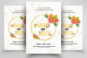 Wedding Invite Templates, a Flyer Template by Psd Templates