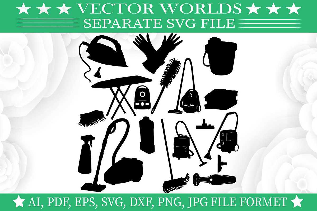 Vacuum Brush SVG, Vacuum Brush SVG, an Object Graphic by VectorWorlds (Photo 3 of 3)
