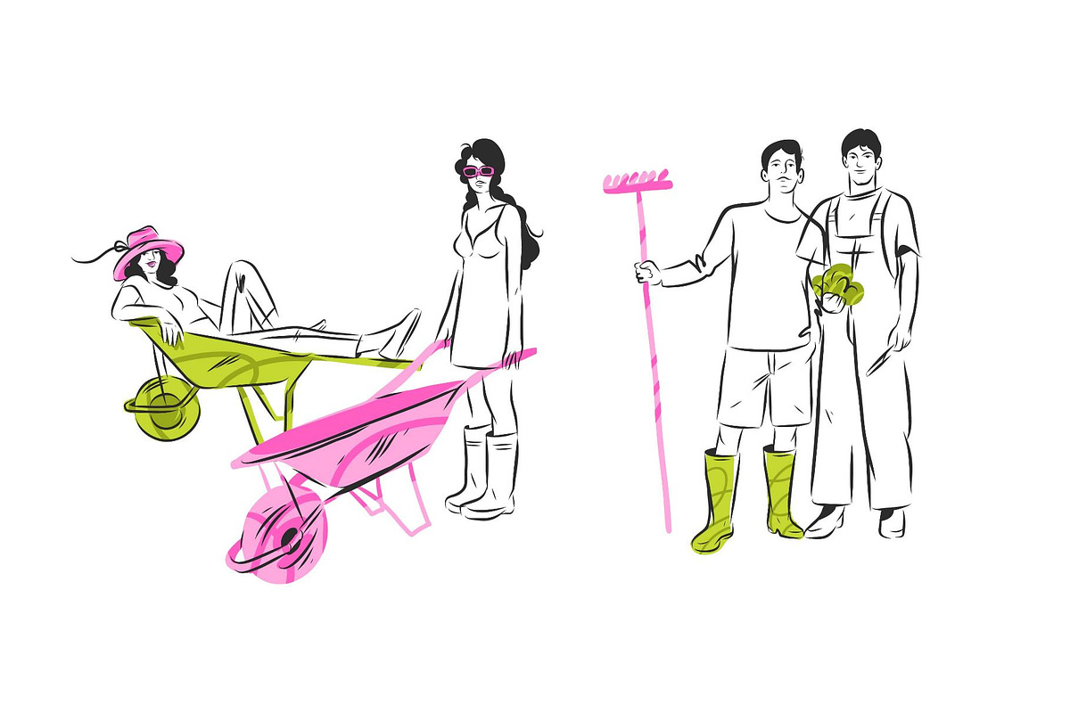 Garden graphics, a Person Illustration by Anastasy_helter (Photo 15 of 18)