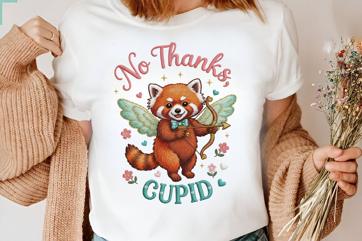 Not Today Cupid Funny, Valentine's, an Illustration by Designking (Photo 4 of 6)