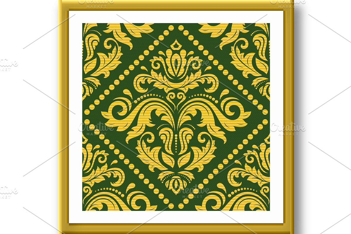 Seamless Vector Wallpaper in the, a Decorative Illustration by FineArtStudio (Photo 2 of 3)