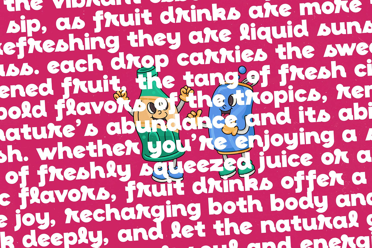 Drinks Fruit Retro Display Font, a Serif Font by timelesstype.co (Photo 14 of 20)