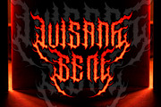 SabsoR Metal Horror Font, a Blackletter Font by dansdesign (Thumbnail 5 of 8)