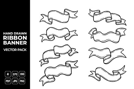Ribbon Banners Vector Pack #13