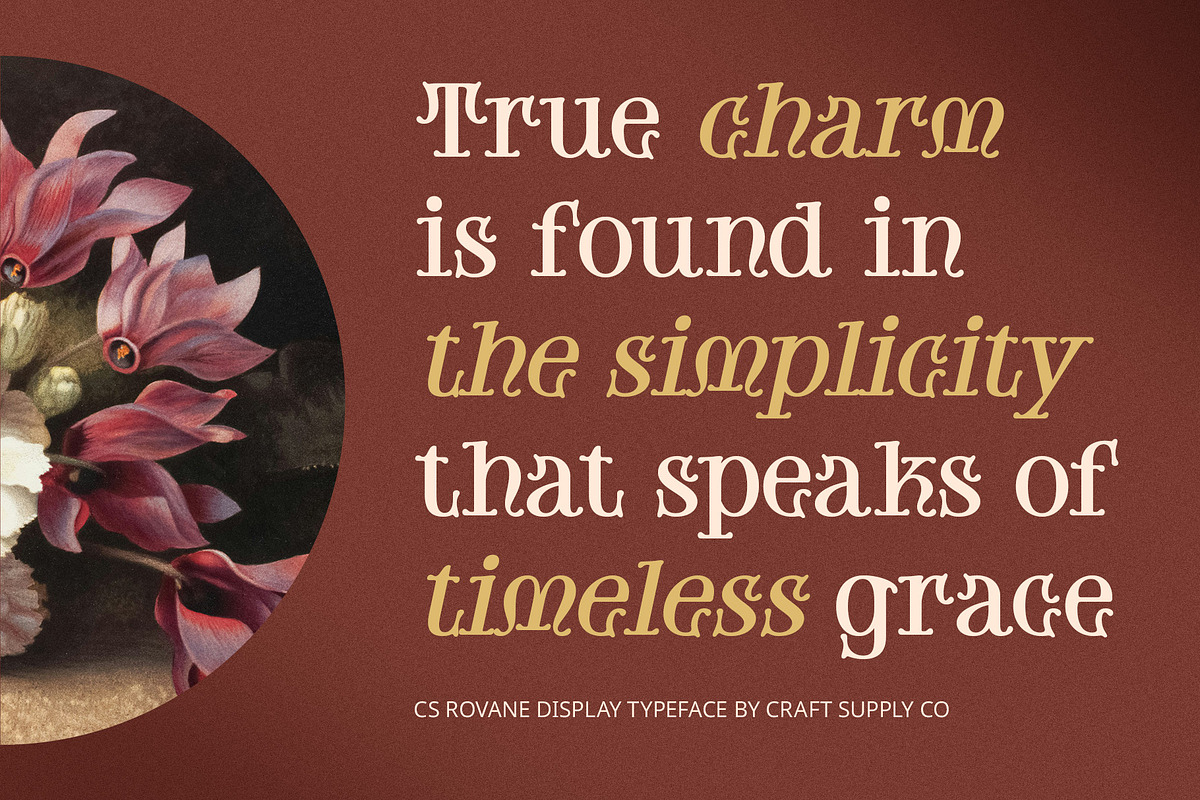 CS Rovane – Uncial Font, a Serif Font by Craft Supply Co. (Photo 7 of 8)