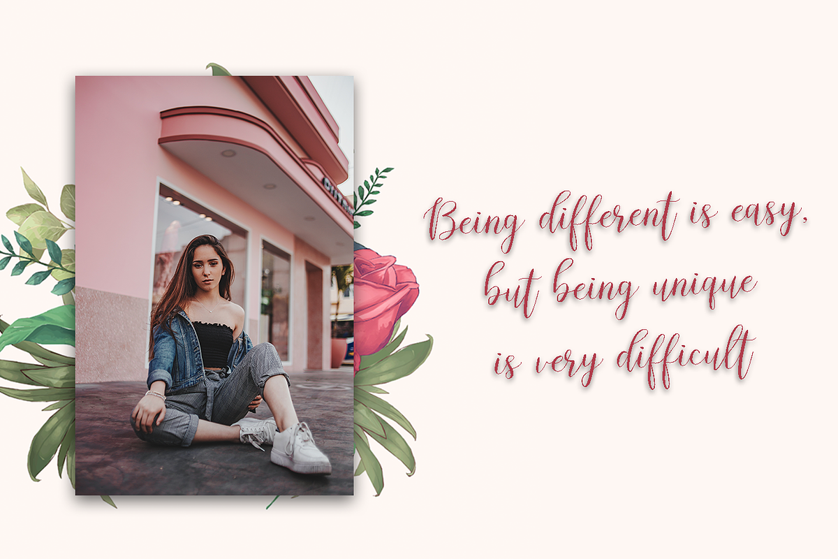 lovely Jane||Modern calligraphy font preview 3