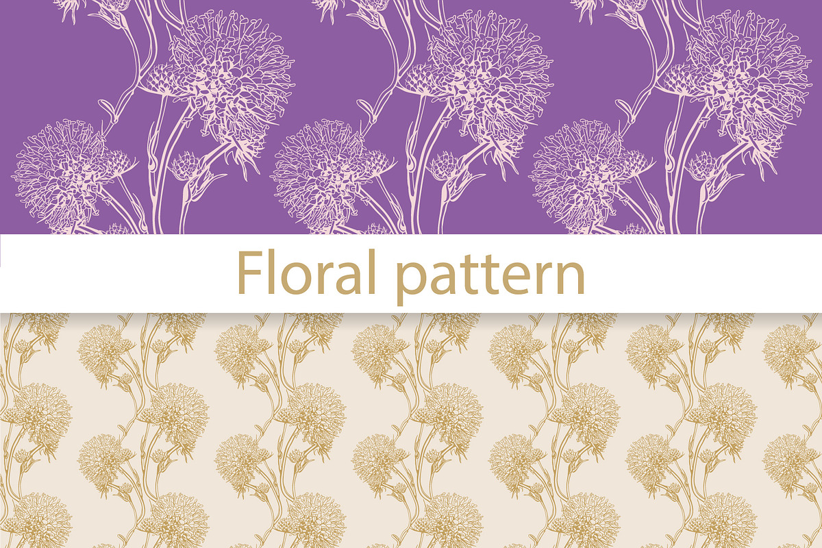 Floral Pattern & Flower Print, a Pattern Graphic by Plaid4You (Photo 1 of 12)