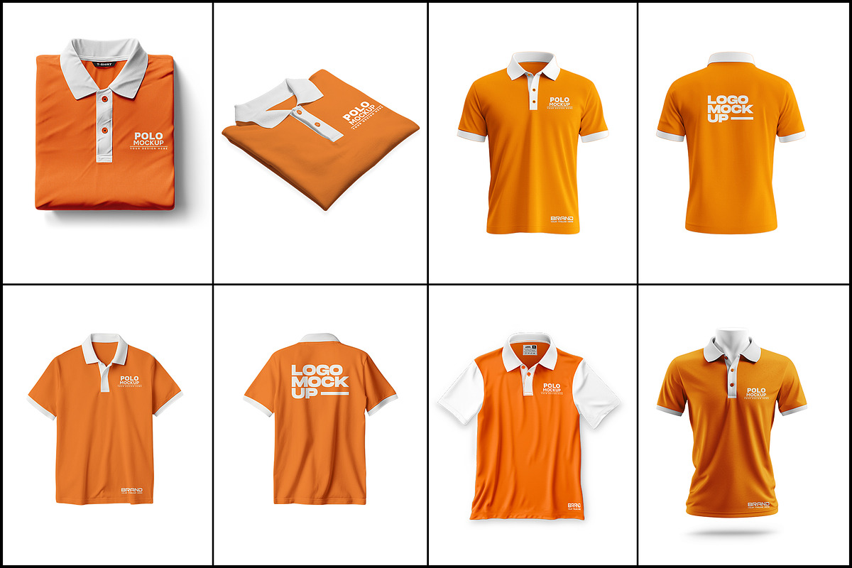 Polo Shirt Mockup, a Shirt Mockup by GraphicsPixel (Photo 1 of 10)
