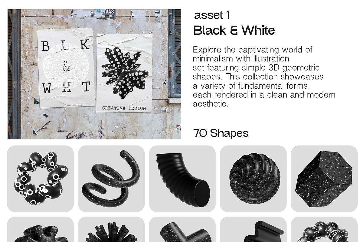 3D Abstract Design LIBRARY, a Graphic by LarysaZabrotskaya (Photo 4 of 24)