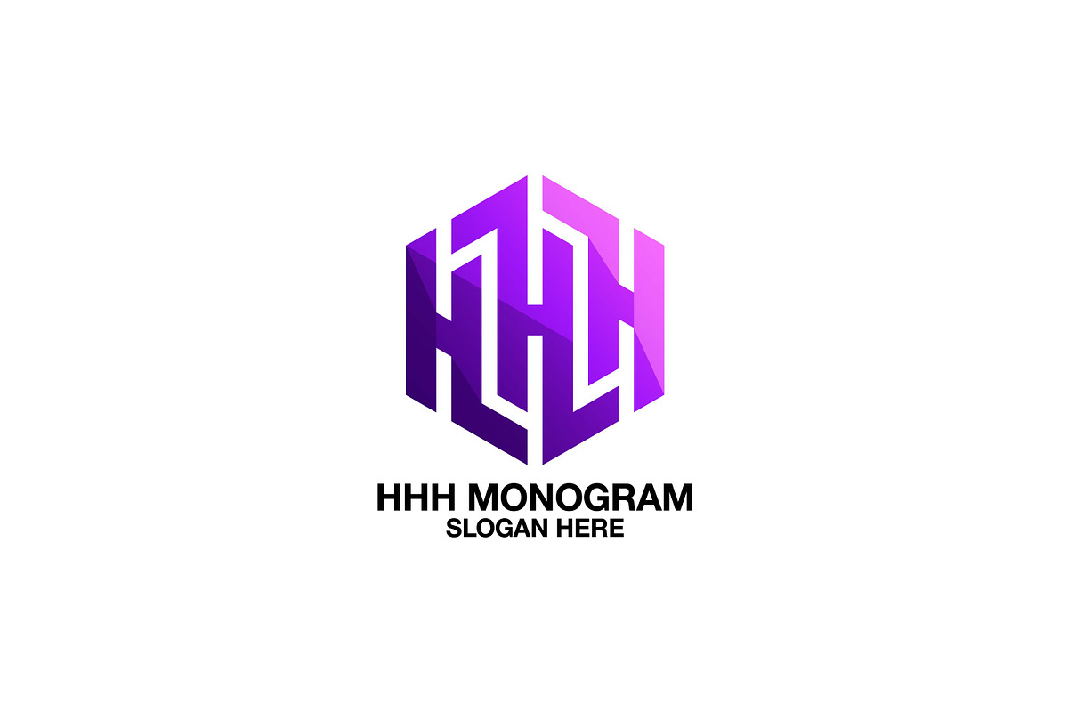 triple letter h logo vector template, a Branding & Logo Template by OmerStudio
